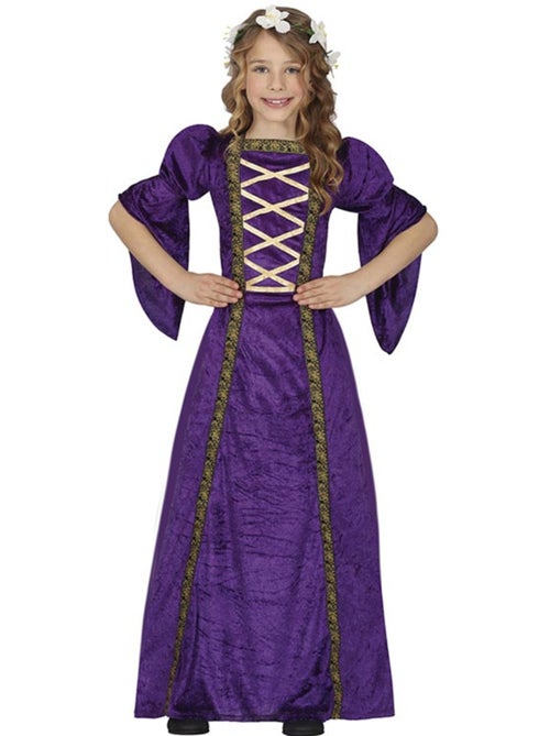 Traje medieval roxo de dama - Kiabi