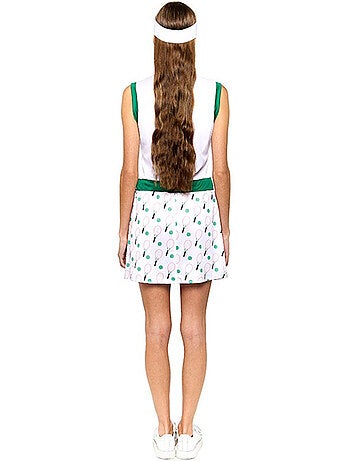 Traje retrô de jogador de tênis