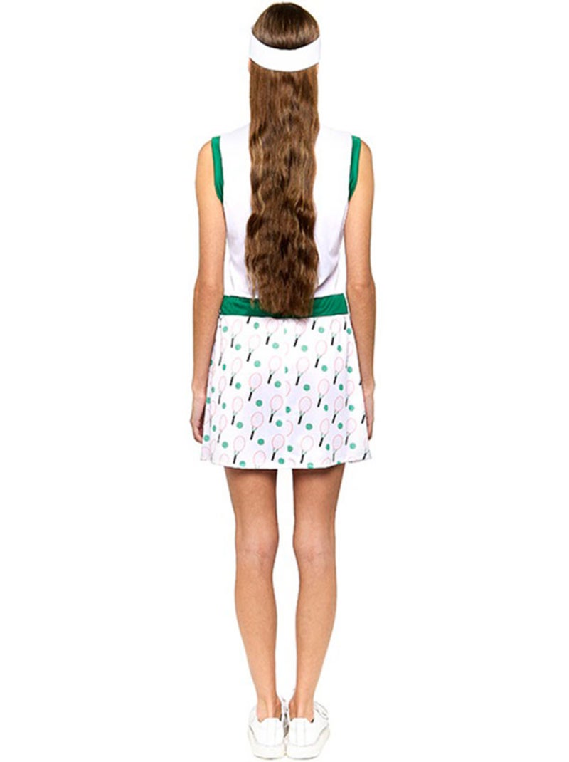 Traje retrô de jogador de tênis Multicolorido - Kiabi