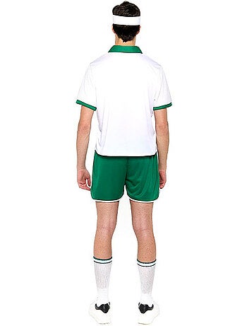 Traje retrô de jogador de tênis