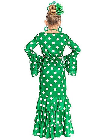 Traje sevilhano com bolinhas
