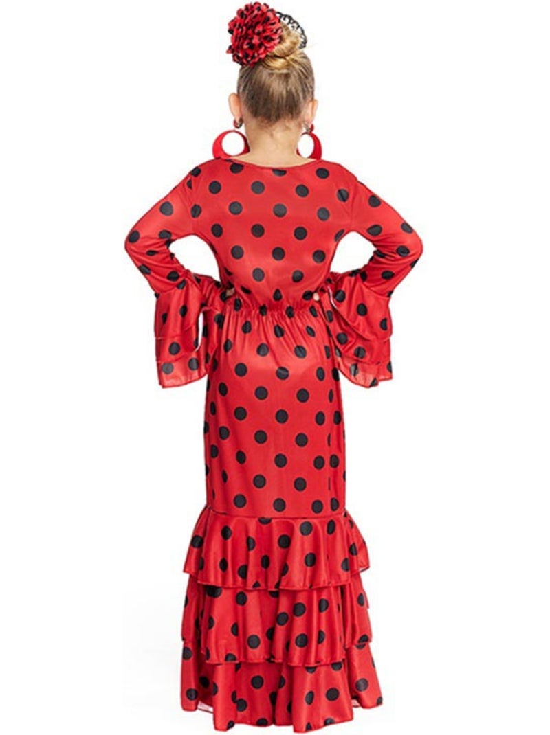 Traje sevilhano tradiconal com bolinhas Multicolorido - Kiabi