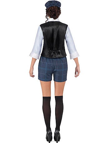 Traje xadrez de gângster inglês