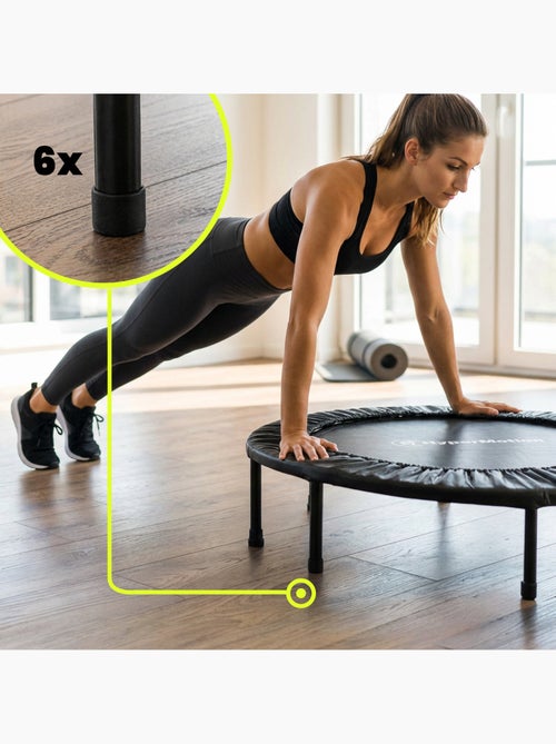 Trampolim de fitness para casa 91 cm – preto | hypermotion - Kiabi