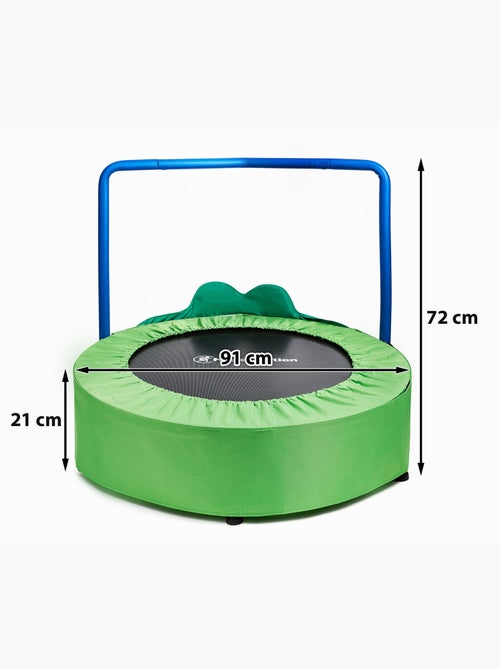 Trampolim infantil 91 cm com barra de apoio – especial para interiores - Kiabi