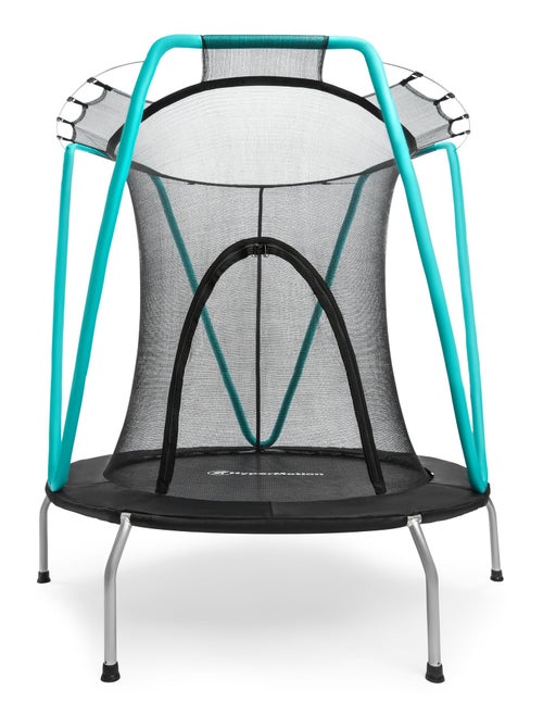 Trampolim infantil hypermotion 137 cm – rede de segurança para interior e exterior - Kiabi