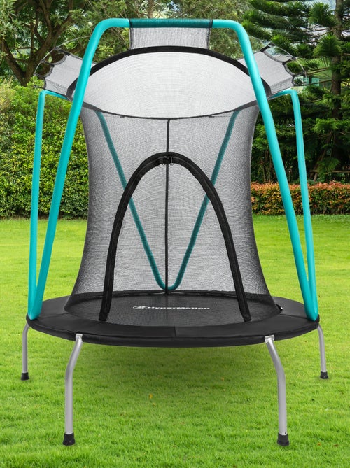 Trampolim infantil hypermotion 137 cm – rede de segurança para interior e exterior - Kiabi