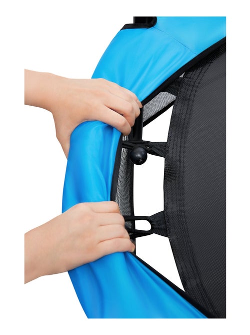 Trampolim infantil hypermotion 140 cm com rede de segurança para crianças dos 3 aos 6 anos - Kiabi