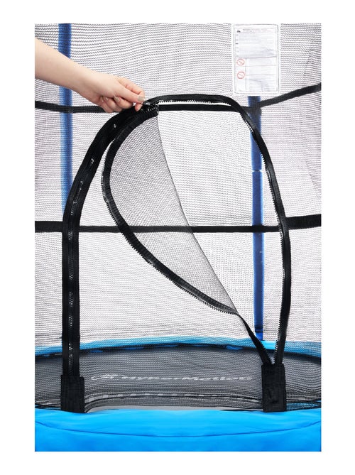 Trampolim infantil hypermotion 140 cm com rede de segurança para crianças dos 3 aos 6 anos - Kiabi