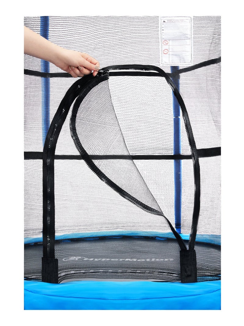 Trampolim infantil hypermotion 140 cm com rede de segurança para crianças dos 3 aos 6 anos N/D - Kiabi