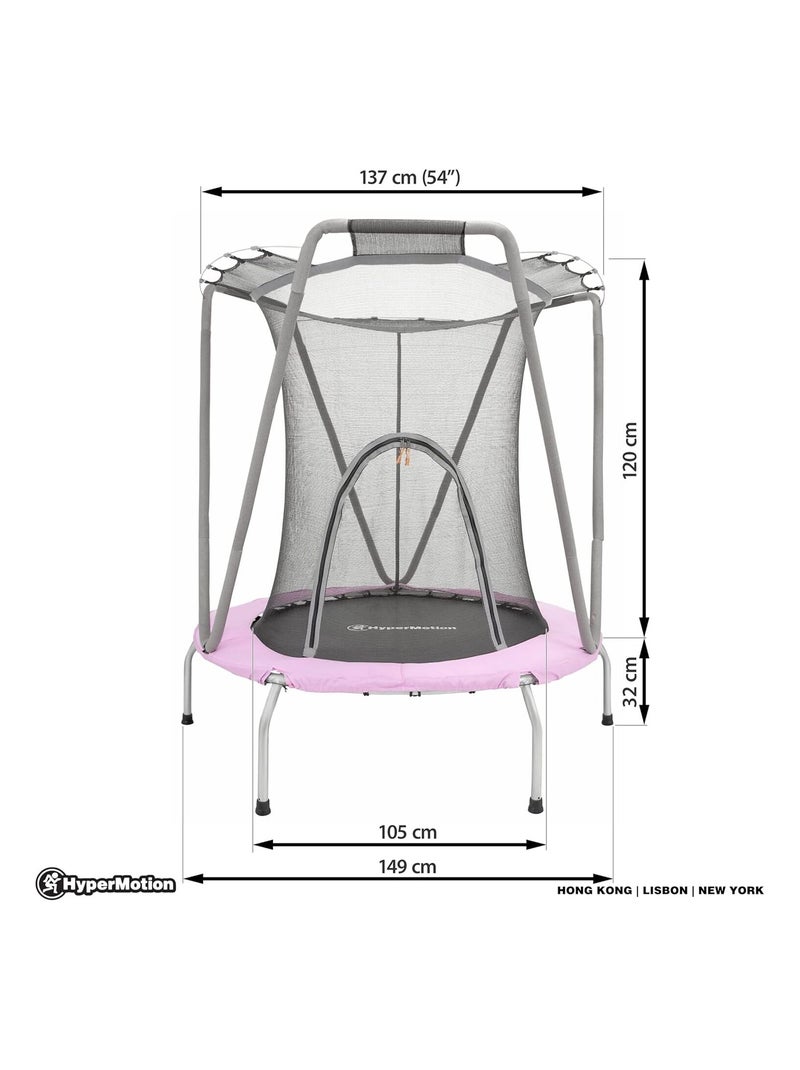 Trampolim infantil hypermotion 140 cm – rede de segurança e uso interior/exterior N/D - Kiabi