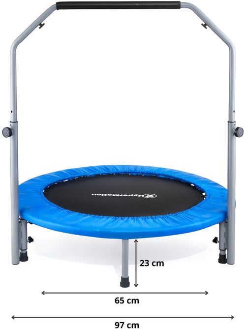 Trampolim interior dobrável 97 cm com barra de apoio – hypermotion - Kiabi