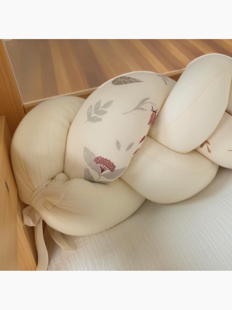 Trança para cama em gaze de algodão, aube | sevira kids Ecru - Kiabi