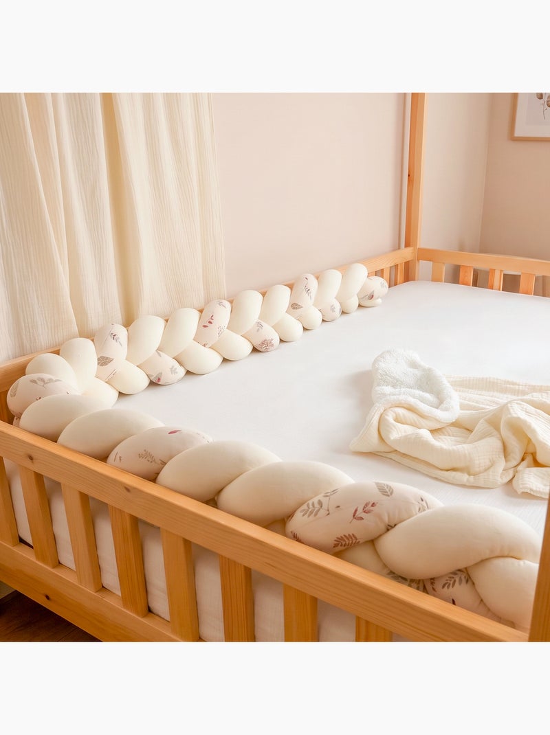 Trança para cama em gaze de algodão, aube | sevira kids Ecru - Kiabi