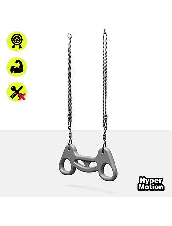 Trapézio de ginástica infantil hypermotion com pega ergonómica – 50 kg