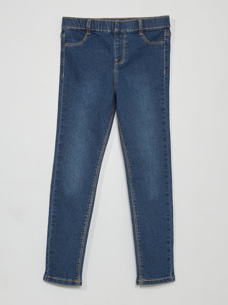Treggings em ganga AZUL - Kiabi