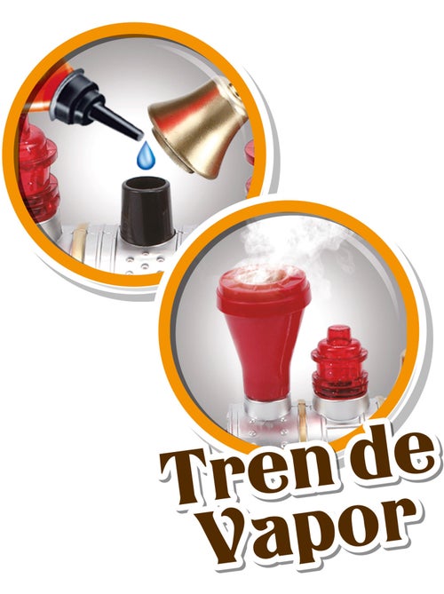 Trem a vapor com luz e som speed & go - Kiabi Trem a vapor com luz e som speed & go - Kiabi