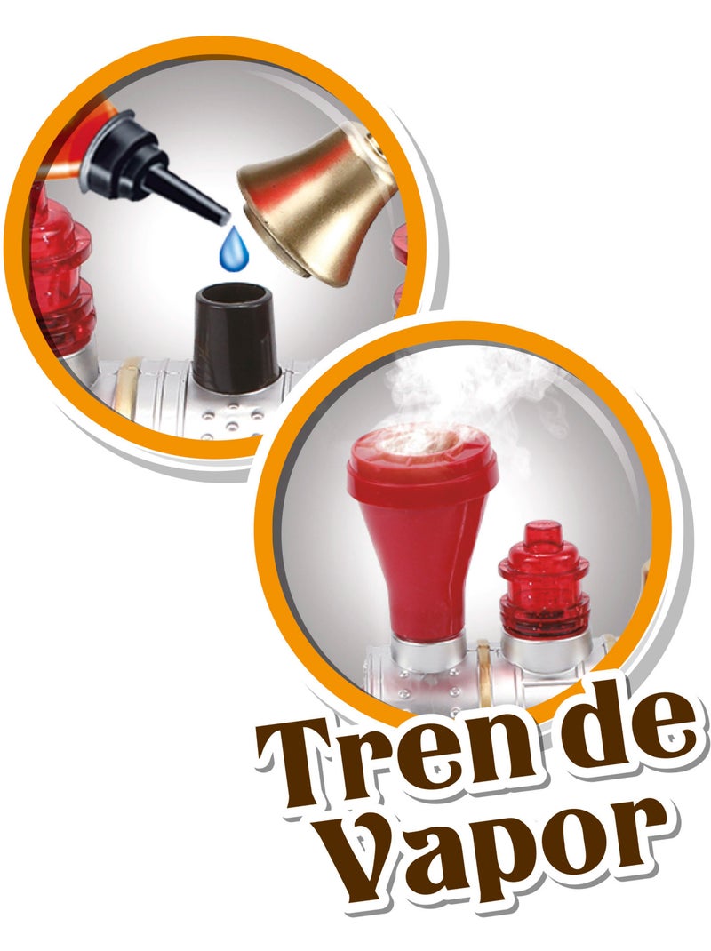 Trem a vapor com luz e som speed & go N/D - Kiabi
