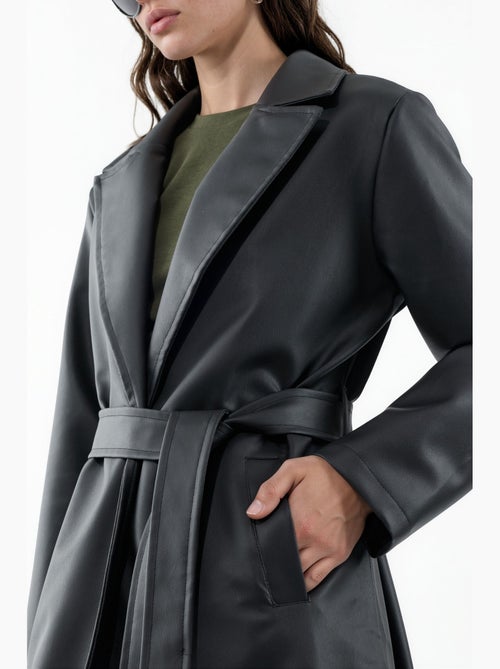 Trench coat feminino hiccup - Kiabi Trench coat feminino hiccup - Kiabi