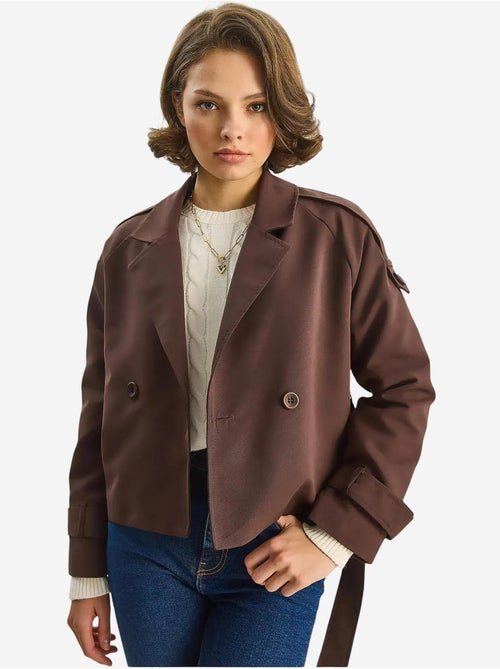 Trench coat oversized com fecho de atar lucci - Kiabi Trench coat oversized com fecho de atar lucci - Kiabi