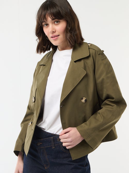 Trench curto - Kiabi