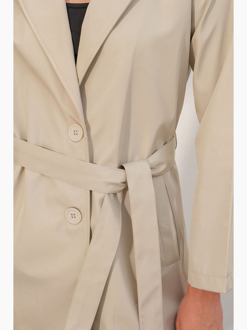 Trench feminino bdart Bege-argila - Kiabi