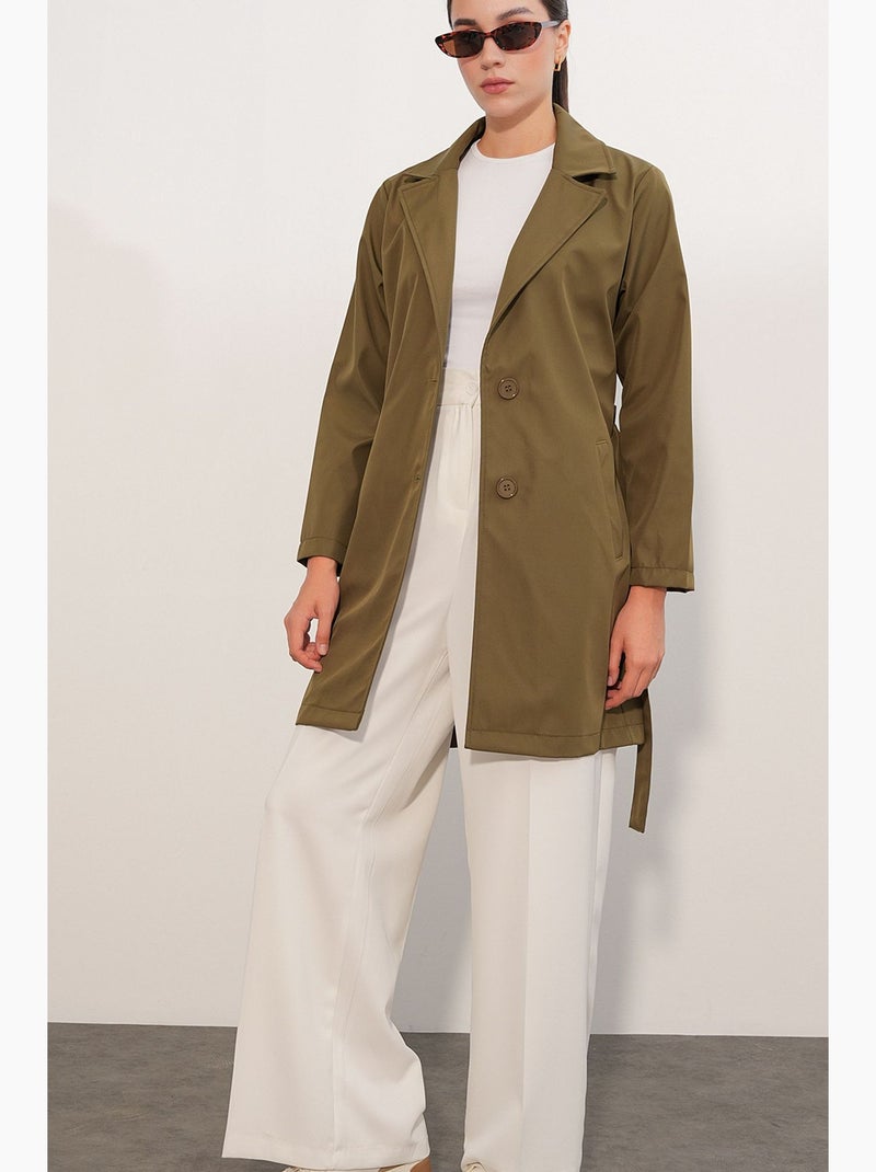 Trench feminino bdart Cáqui - Kiabi