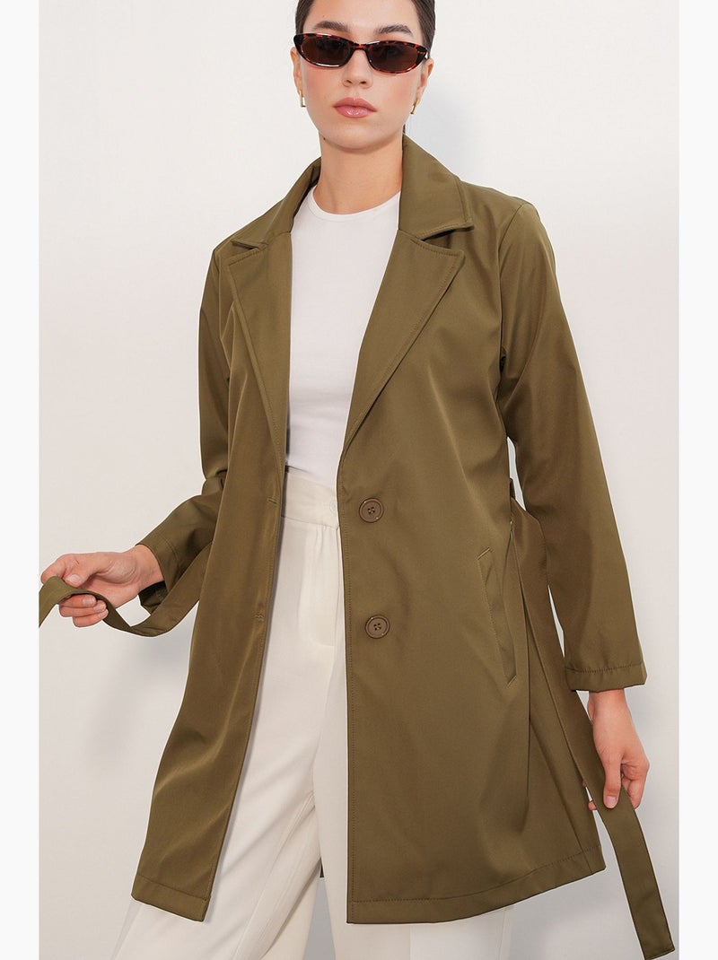 Trench feminino bdart Cáqui - Kiabi