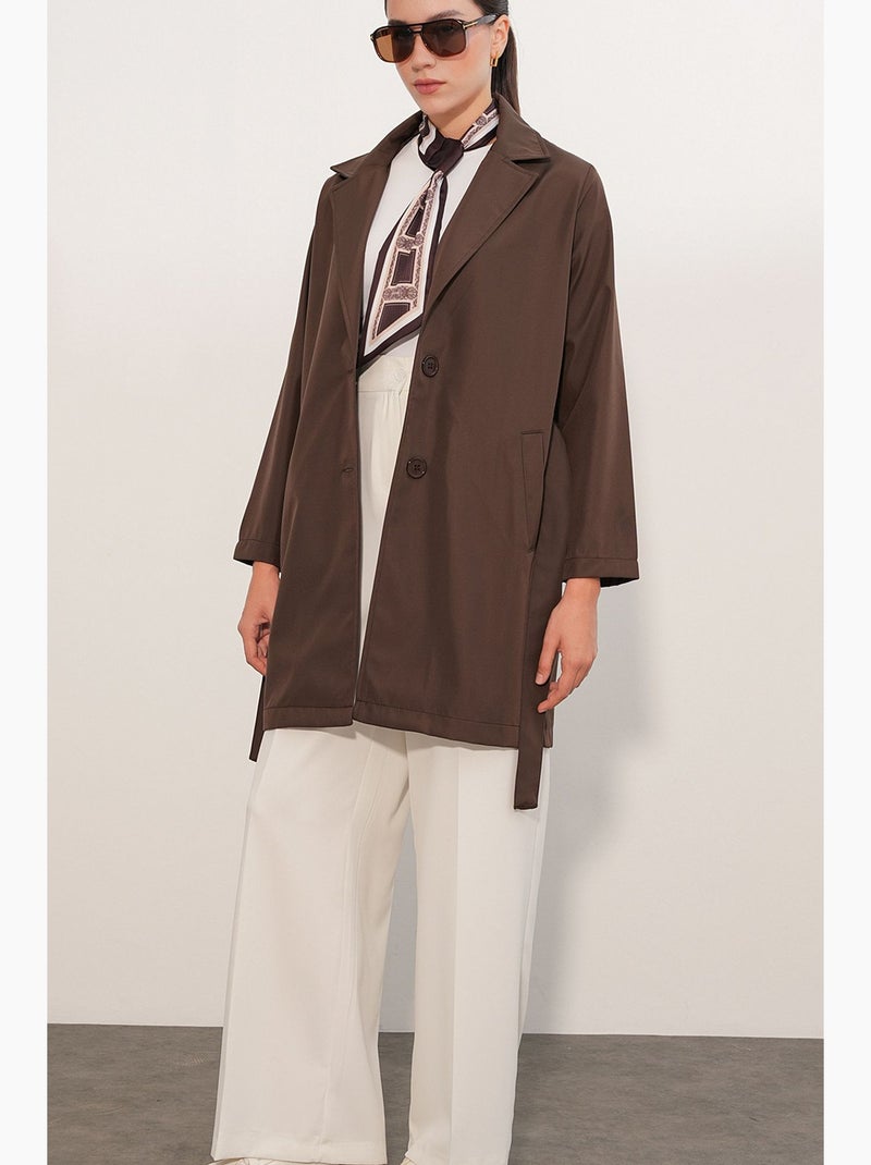 Trench feminino bdart Castanho - Kiabi