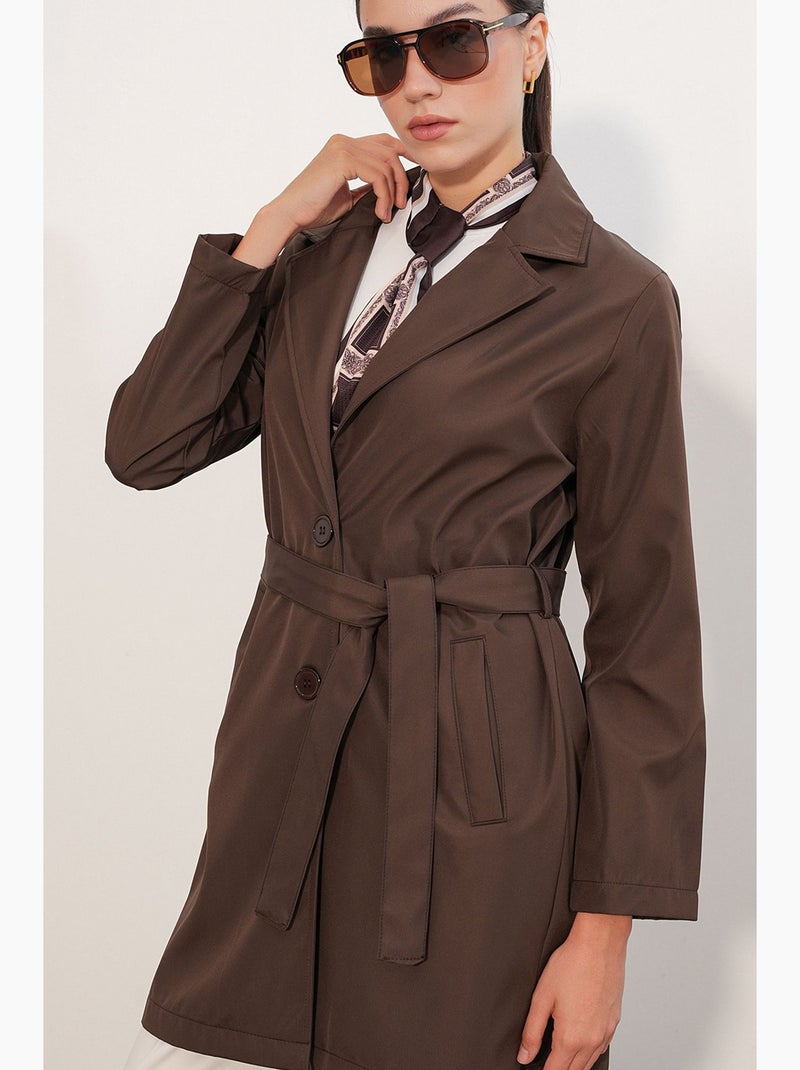 Trench feminino bdart Castanho - Kiabi