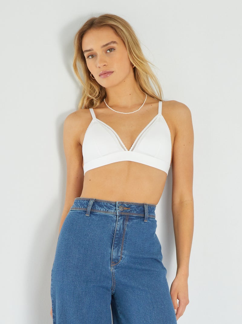 Triângulo com capas amovíveis Branco - Kiabi