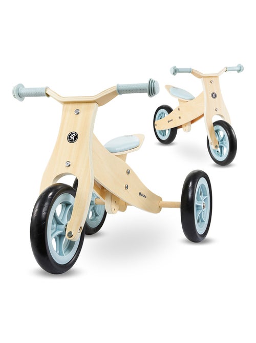 Triciclo e bicicleta de equilíbrio em madeira 2 em 1 percy para crianças - Kiabi