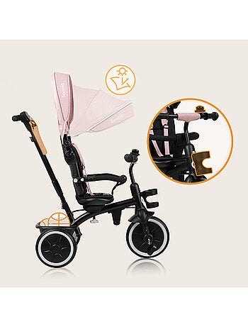 Triciclo evolutivo 2 em 1 LIONELO Berry – Bicicleta com guiador – A partir dos 9 meses – Campainha