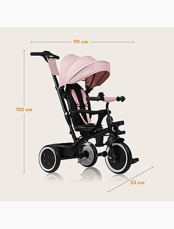 Triciclo evolutivo 2 em 1 LIONELO Berry – Bicicleta com guiador – A partir dos 9 meses – Campainha