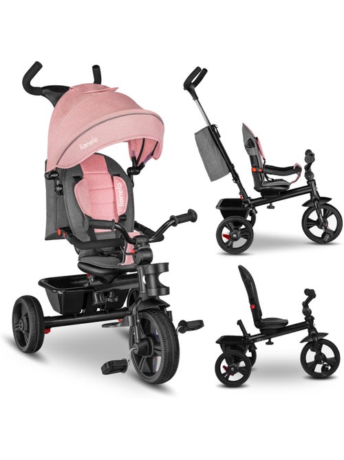 Triciclo evolutivo 2 em 1 LIONELO Berry – Bicicleta com guiador – A partir dos 9 meses – Campainha - Kiabi