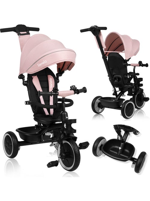 Triciclo evolutivo 2 em 1 lionelo berry – bicicleta com guiador – a partir dos 9 meses – campainha - Kiabi Triciclo evolutivo 2 em 1 lionelo berry – bicicleta com guiador – a partir dos 9 meses – campainha - Kiabi