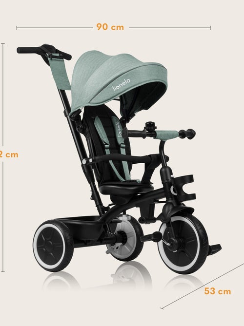Triciclo evolutivo 2 em 1 LIONELO Berry – Bicicleta com guiador – A partir dos 9 meses – Campainha - Kiabi Triciclo evolutivo 2 em 1 LIONELO Berry – Bicicleta com guiador – A partir dos 9 meses – Campainha - Kiabi