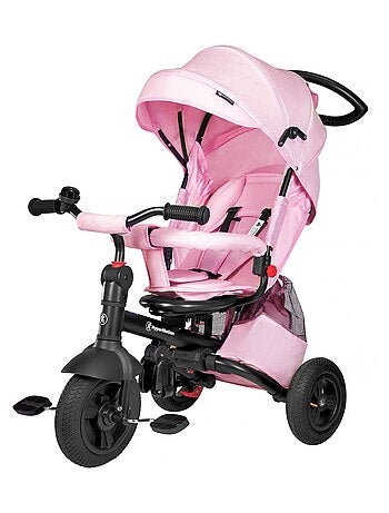 Triciclo evolutivo 3 em 1 hypermotion com função de carrinho para crianças 12 meses a 5 anos