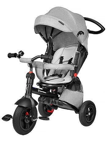 Triciclo evolutivo hypermotion 12 meses–5 anos com função de carrinho e capota