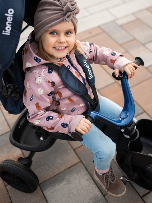 Triciclo evolutivo LIONELO Kori - Assento reversível e ajustável - Até 25 kg - Cesto incluído - Kiabi