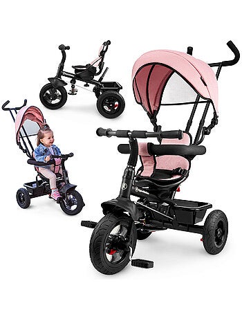 Triciclo infantil hypermotion frey 3 em 1 com função de empurrar e pedais