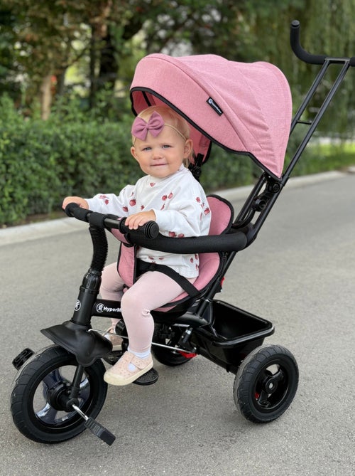 Triciclo infantil hypermotion frey 3 em 1 com função de empurrar e pedais - Kiabi Triciclo infantil hypermotion frey 3 em 1 com função de empurrar e pedais - Kiabi