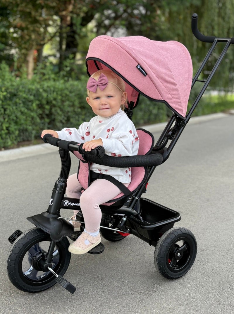 Triciclo infantil hypermotion frey 3 em 1 com função de empurrar e pedais N/D - Kiabi