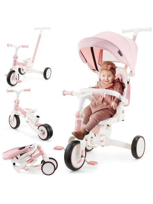 Triciclo multifuncional 8 em 1 tobi forest – evolutivo de 1 a 5 anos - Kiabi