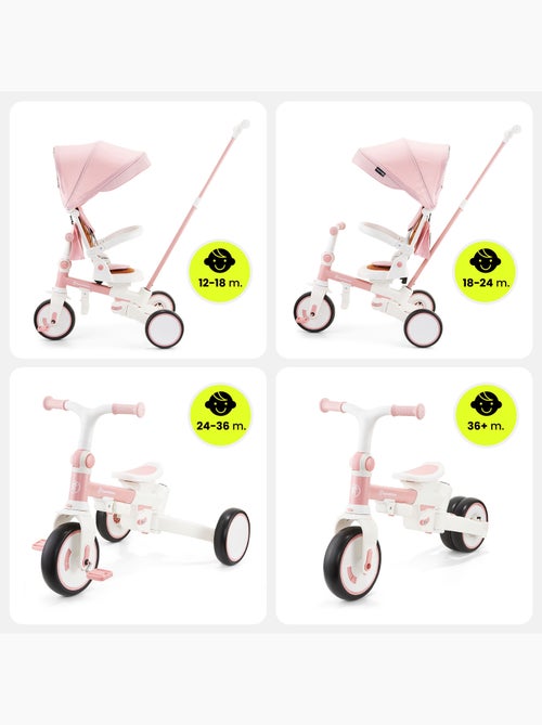 Triciclo multifuncional 8 em 1 tobi forest – evolutivo de 1 a 5 anos - Kiabi