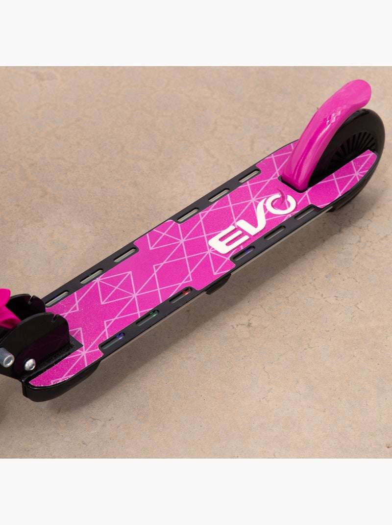 Trotinete 2 rodas com luzes multicoloridas evo Rosa - Kiabi