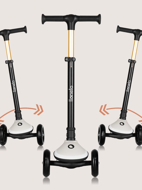 Trotinete 3 Rodas LIONELO Mey - Rodas com Luz - Dobrável - Regulável - Cesto - Kiabi