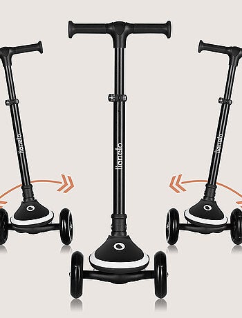 Trotinete 3 Rodas LIONELO Mey - Rodas com Luz - Dobrável - Regulável - Cesto