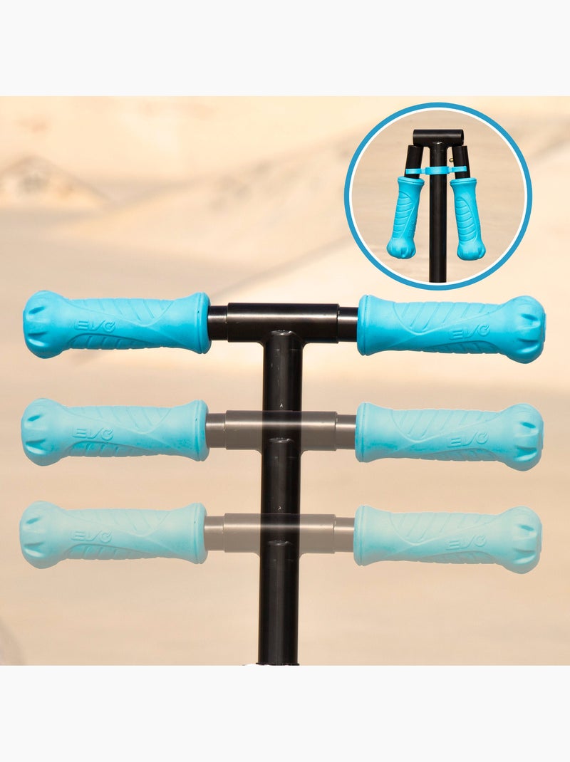 Trotinete de 2 rodas dobrável e ajustável evo Azul - Kiabi