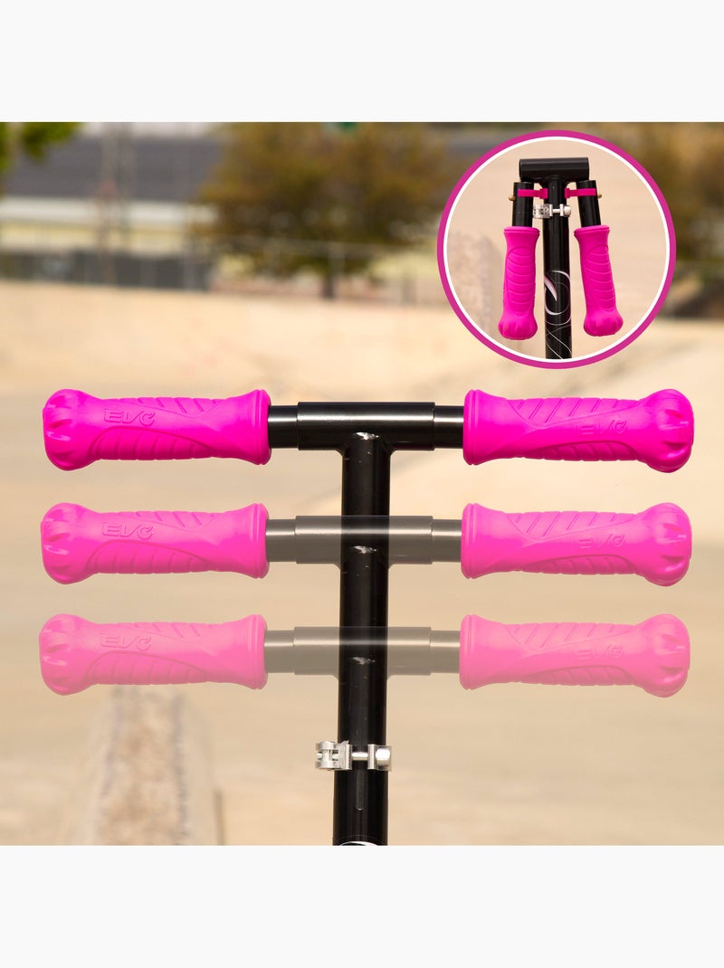 Trotinete de 2 rodas dobrável e ajustável evo Rosa - Kiabi